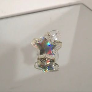 Holographic & Checkerboard Resin Ring Combo